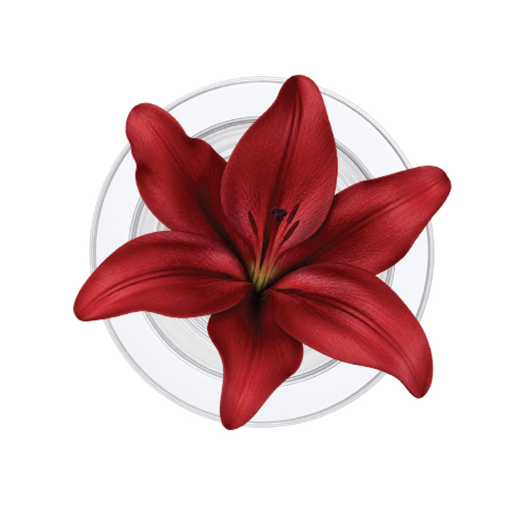 Red Lily Phone Grip