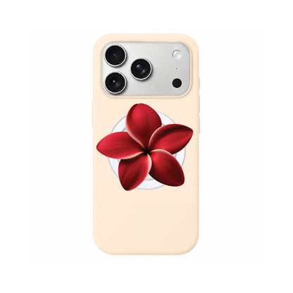 Red Plumeria Phone Grip