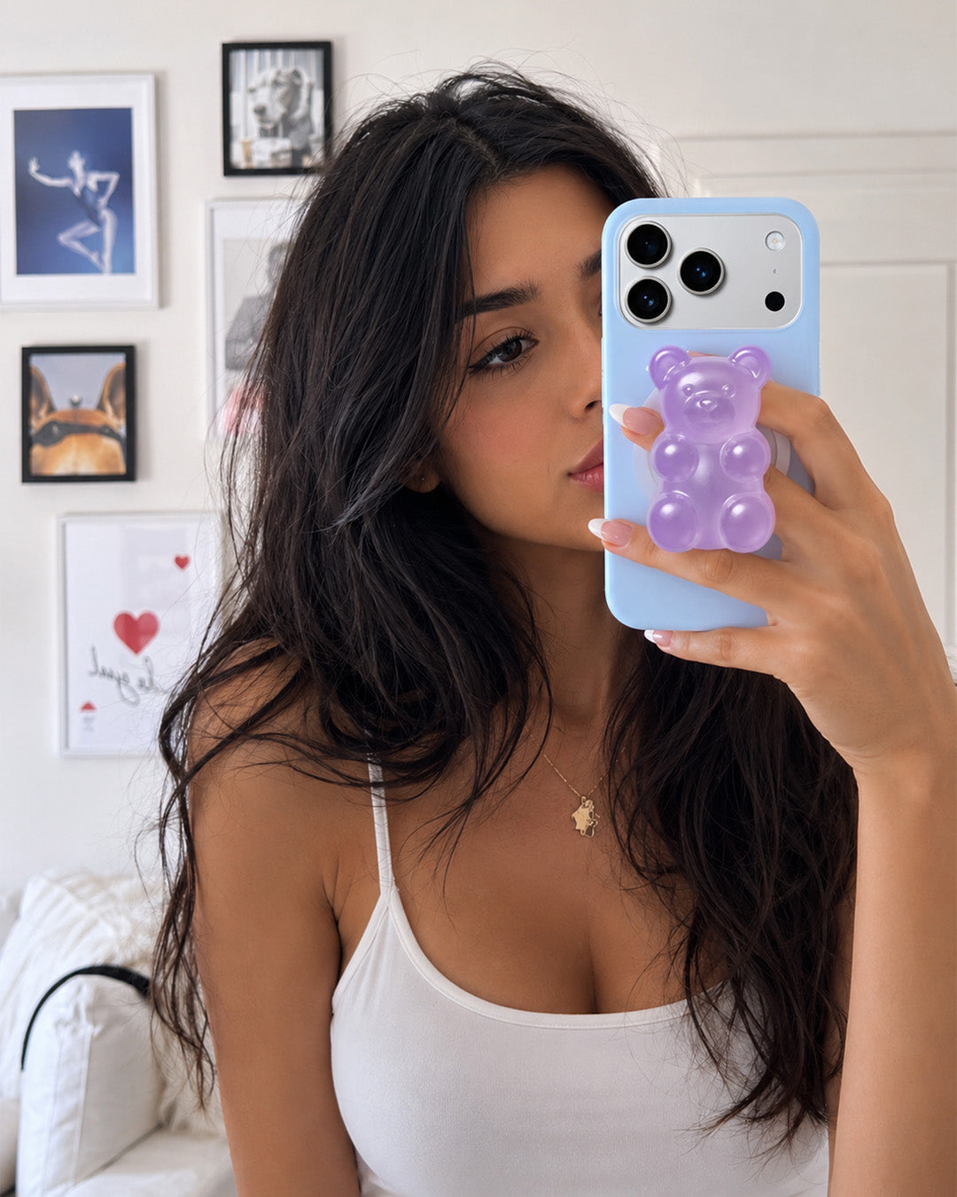 Jelly Bear Phone Grip