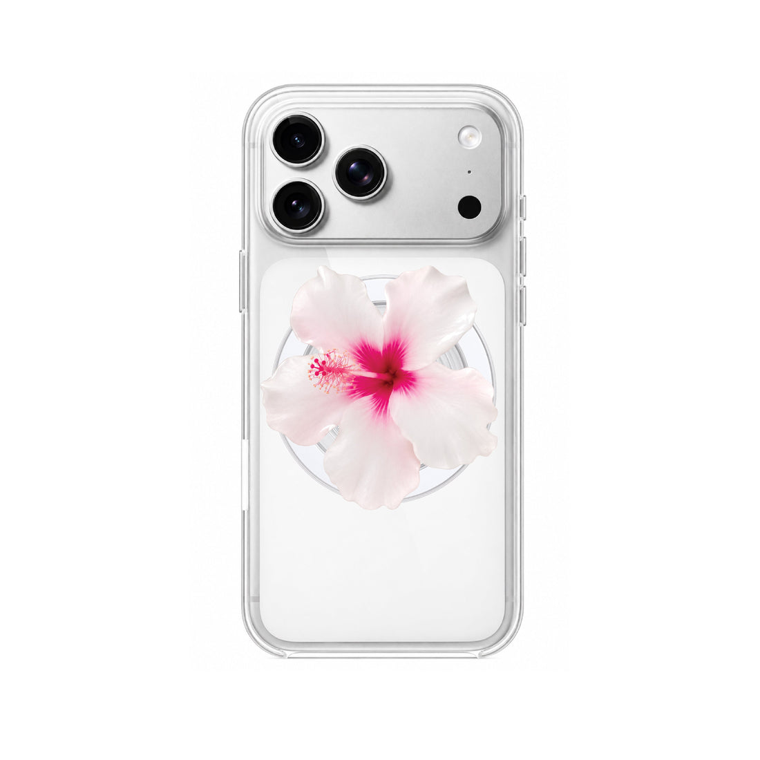 Hibiscus (Cream) Phone Grip