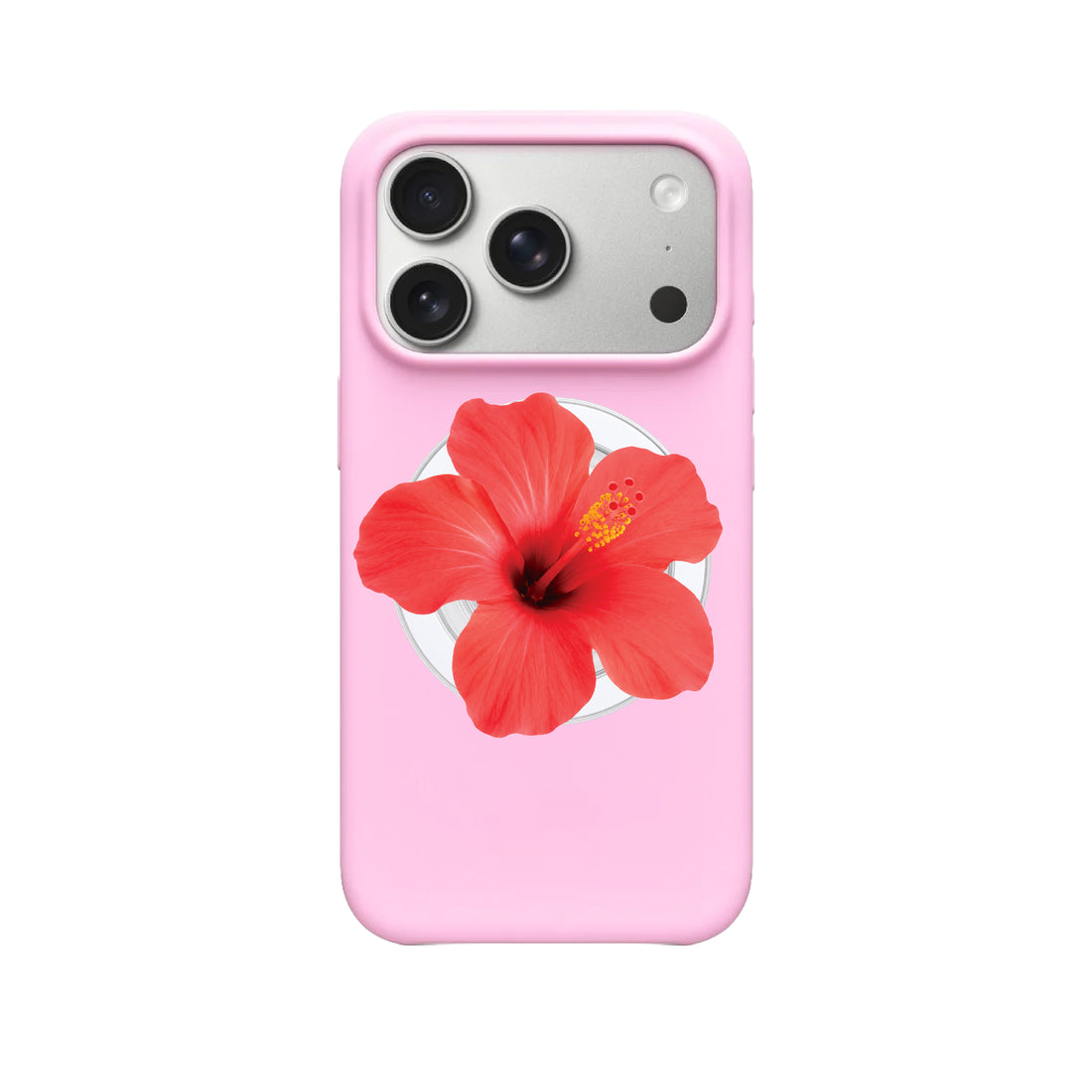Hibiscus (Red) Phone Grip
